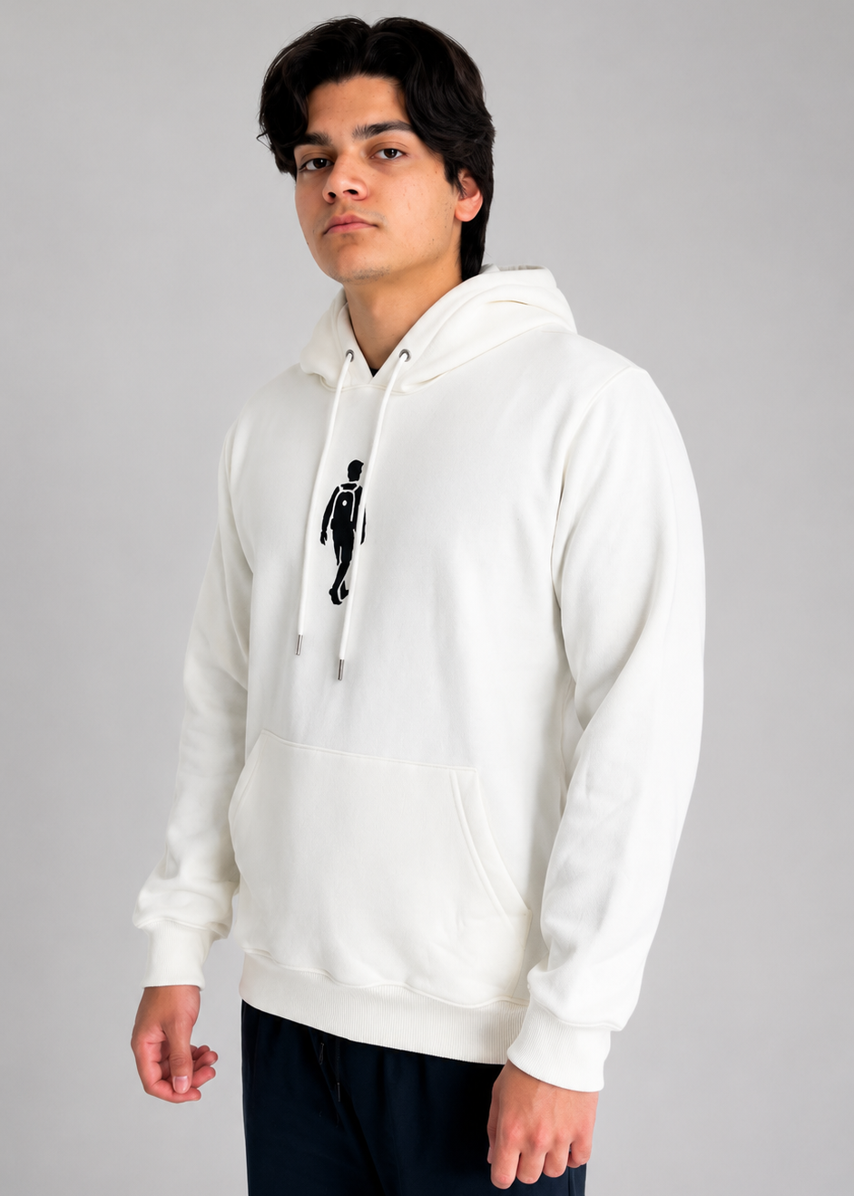 Moletom Canguru ADM Off White Masculino