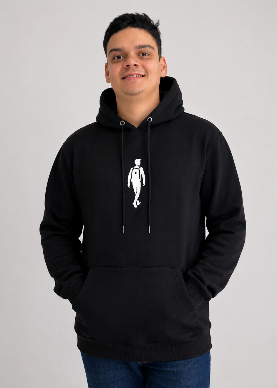 Moletom Canguru ADM Preto Masculino