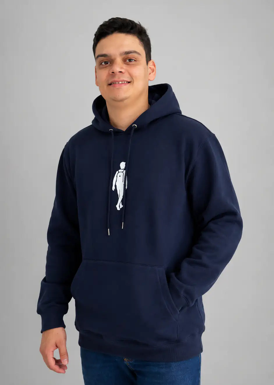 Moletom Canguru ADM Azul Marinho Masculina