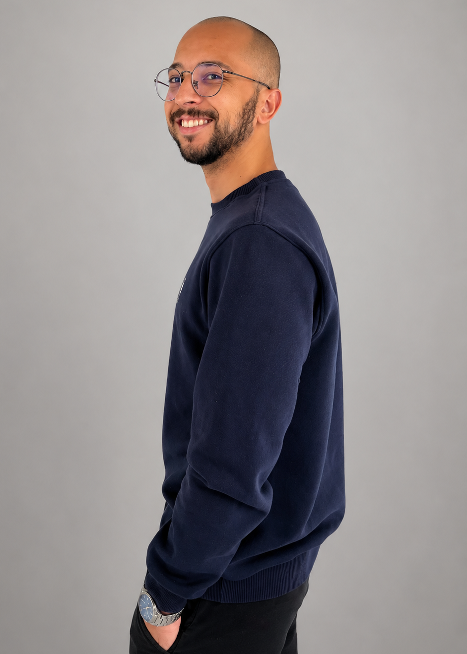 Moletom ADM Azul Marinho Masculino