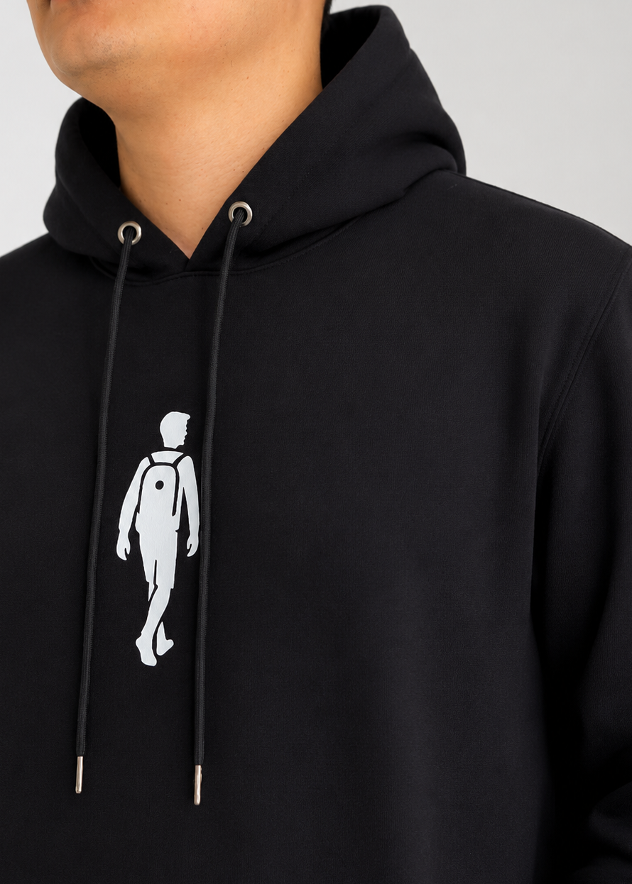 Moletom Canguru ADM Preto Masculino