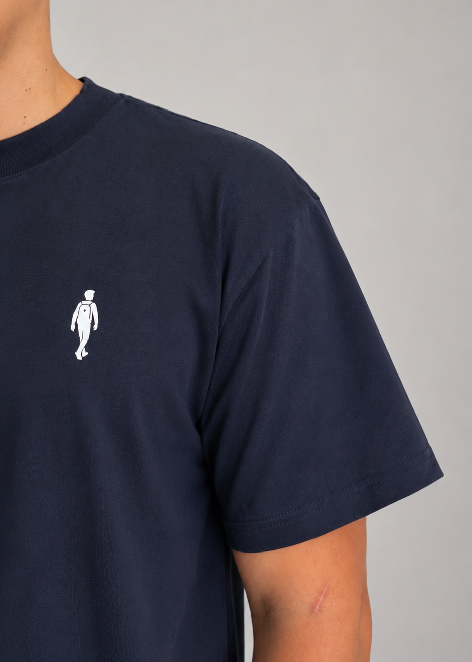Camisa Oversized ADM Azul Marinho Masculina