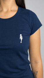 Camiseta Baby Long Missionária ADM Azul Marinho