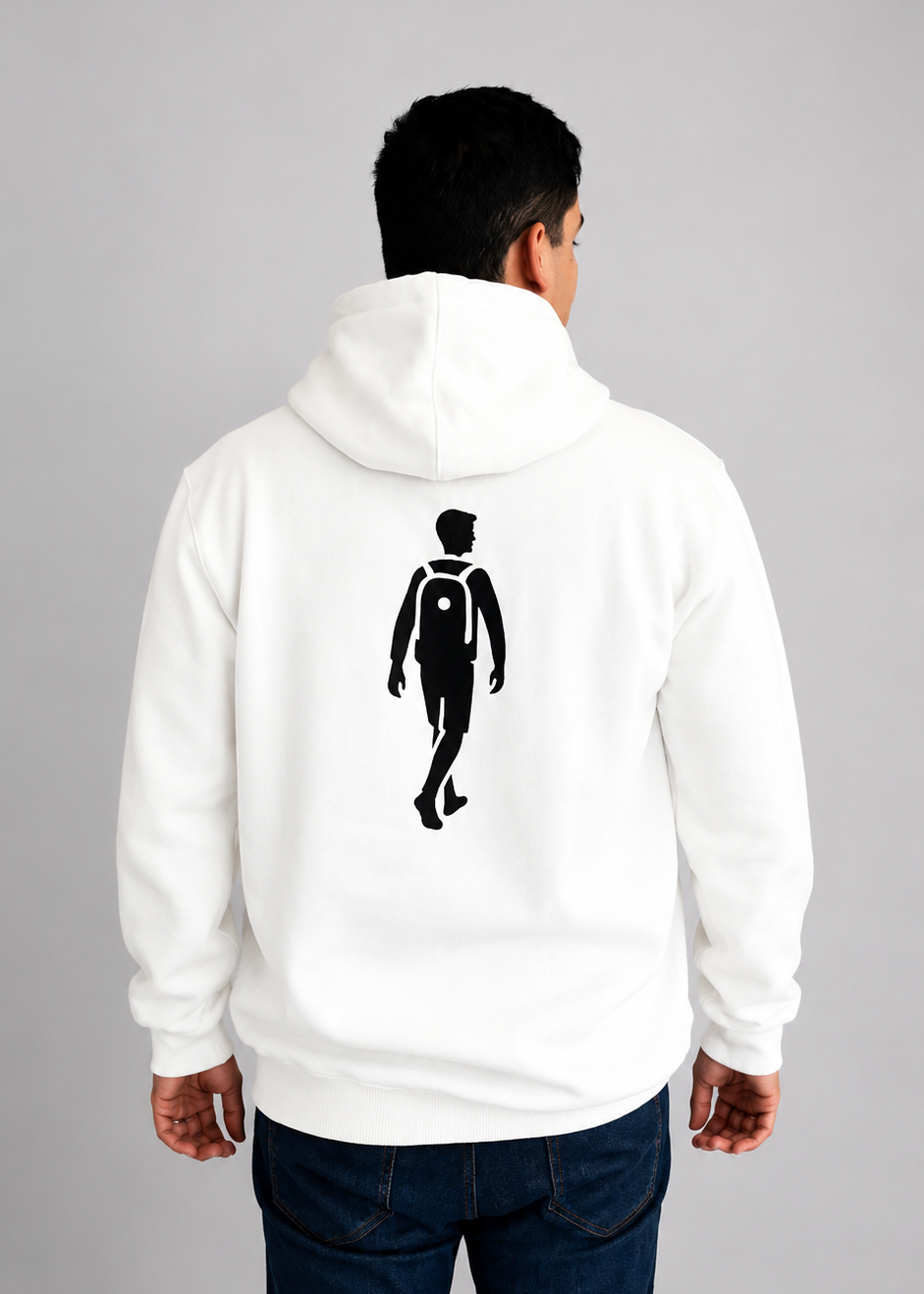 Moletom Canguru ADM Off White Masculino