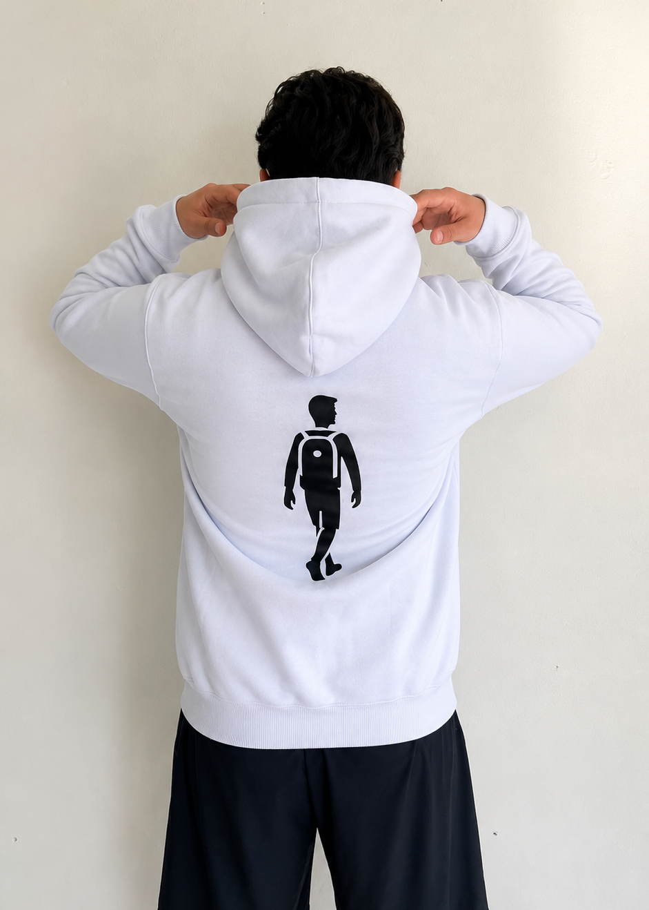 Moletom Canguru ADM Branco Masculino