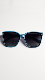 Óculos de Sol Azul Claro Lente Preta RM1015