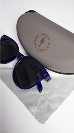 Óculos de Sol Azul Royal Lente Preta RM0116