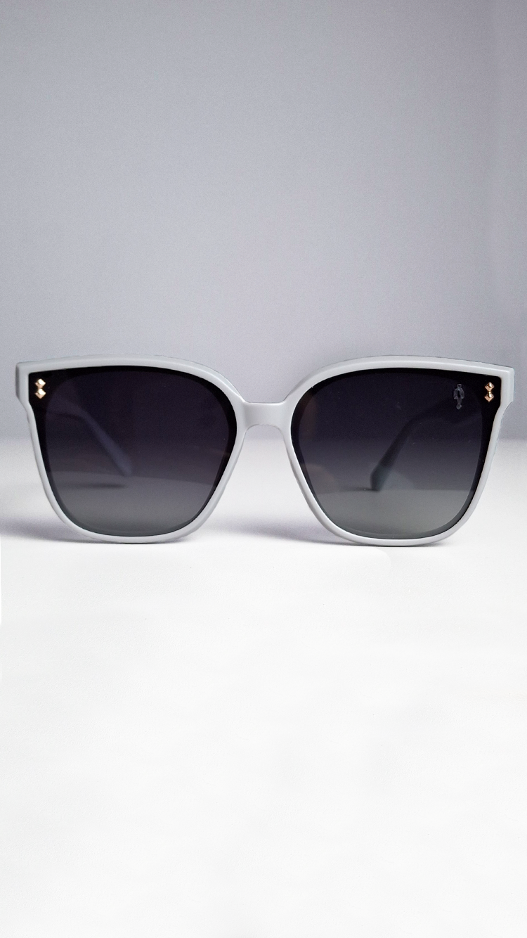 Óculos de Sol Cinza Lente Preta RM1015