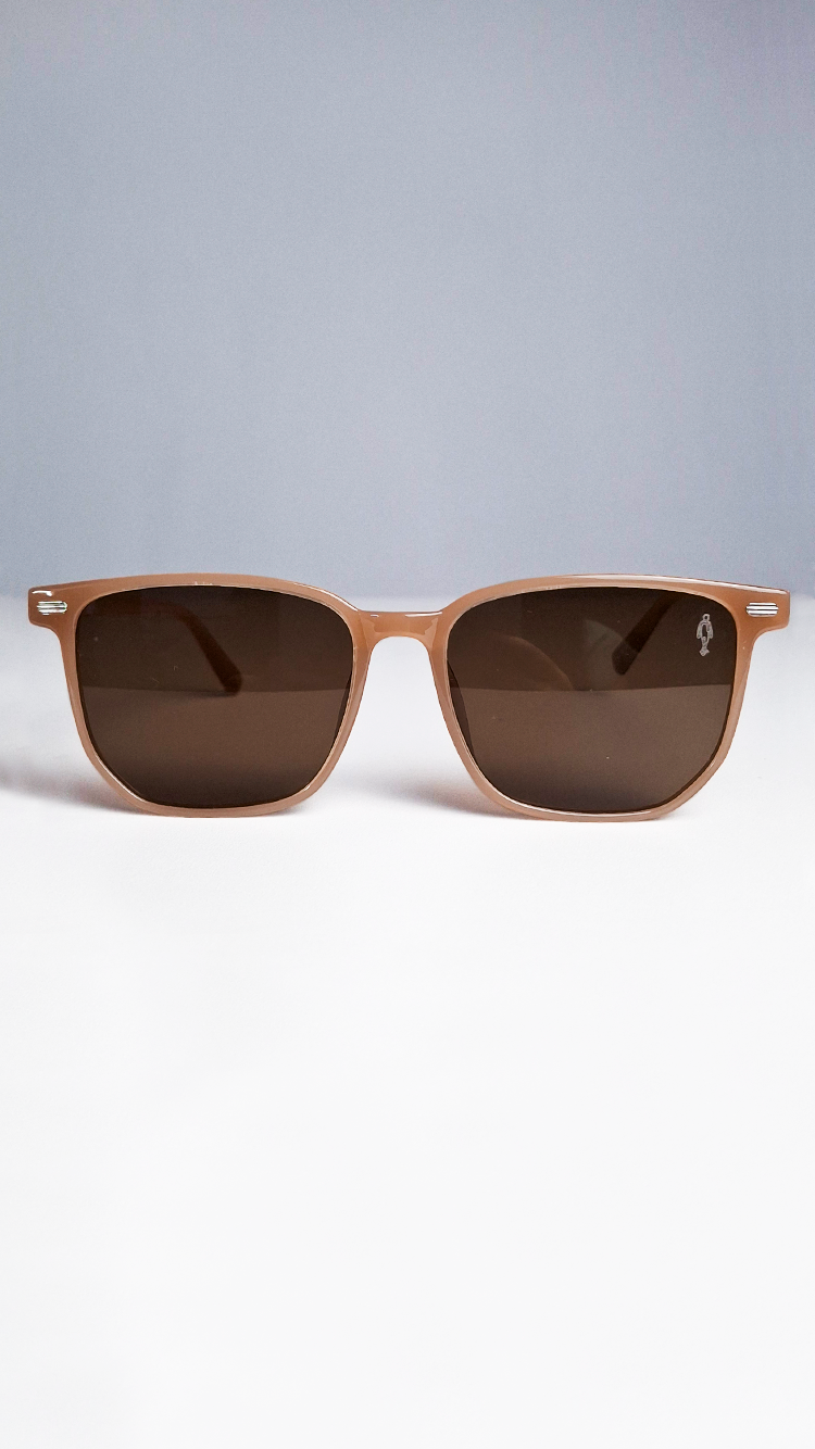 Óculos de Sol Marrom Lente Marrom JR0107