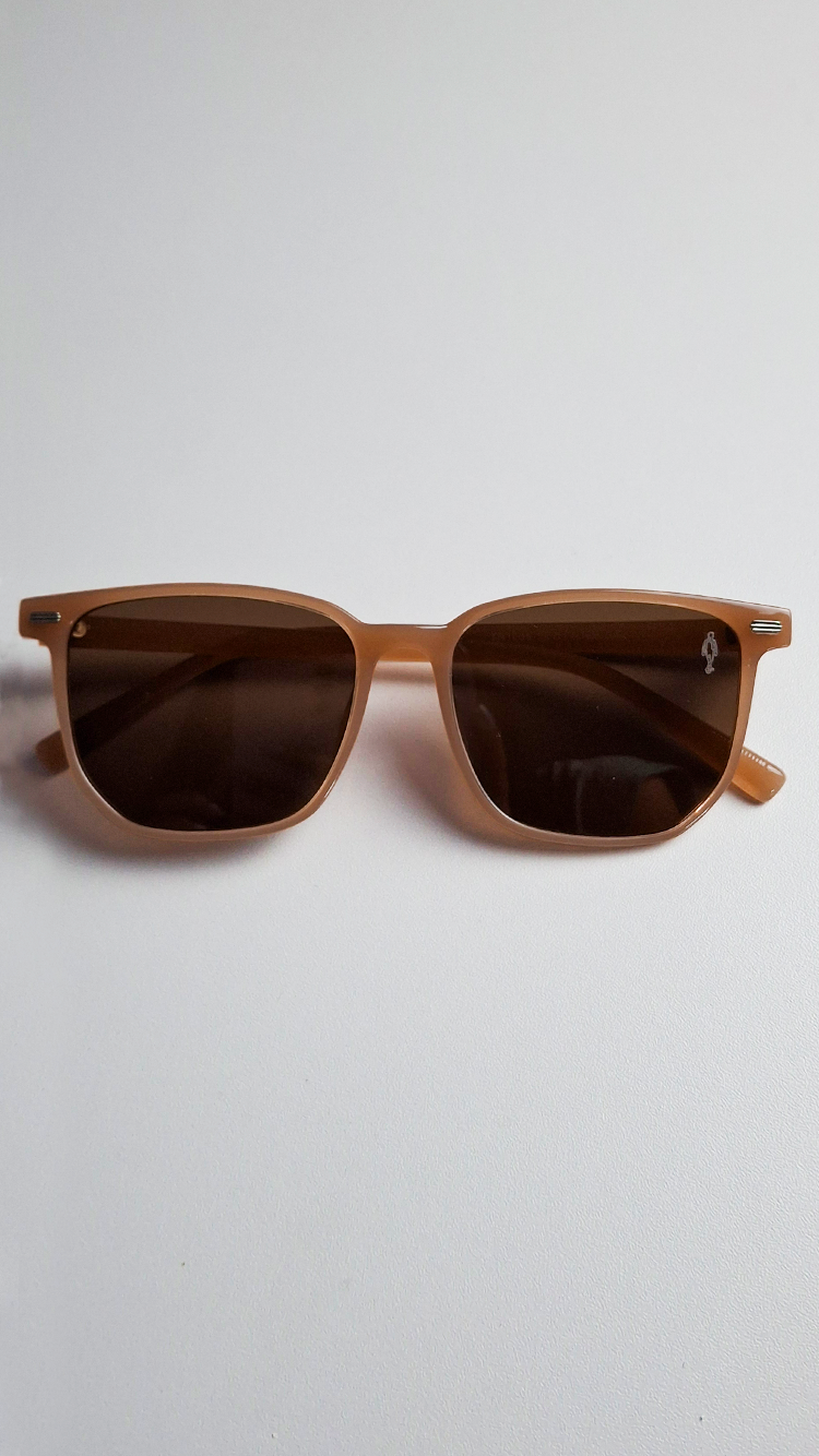 Óculos de Sol Marrom Lente Marrom JR0107
