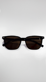 Óculos de Sol Preto Fosco Lente Marrom SL9603