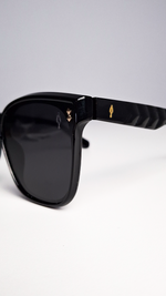 Óculos de Sol Preto Lente Preta RM1015