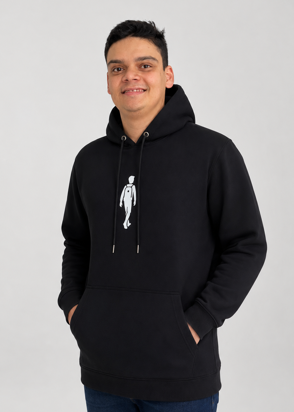 Moletom Canguru ADM Preto Masculino