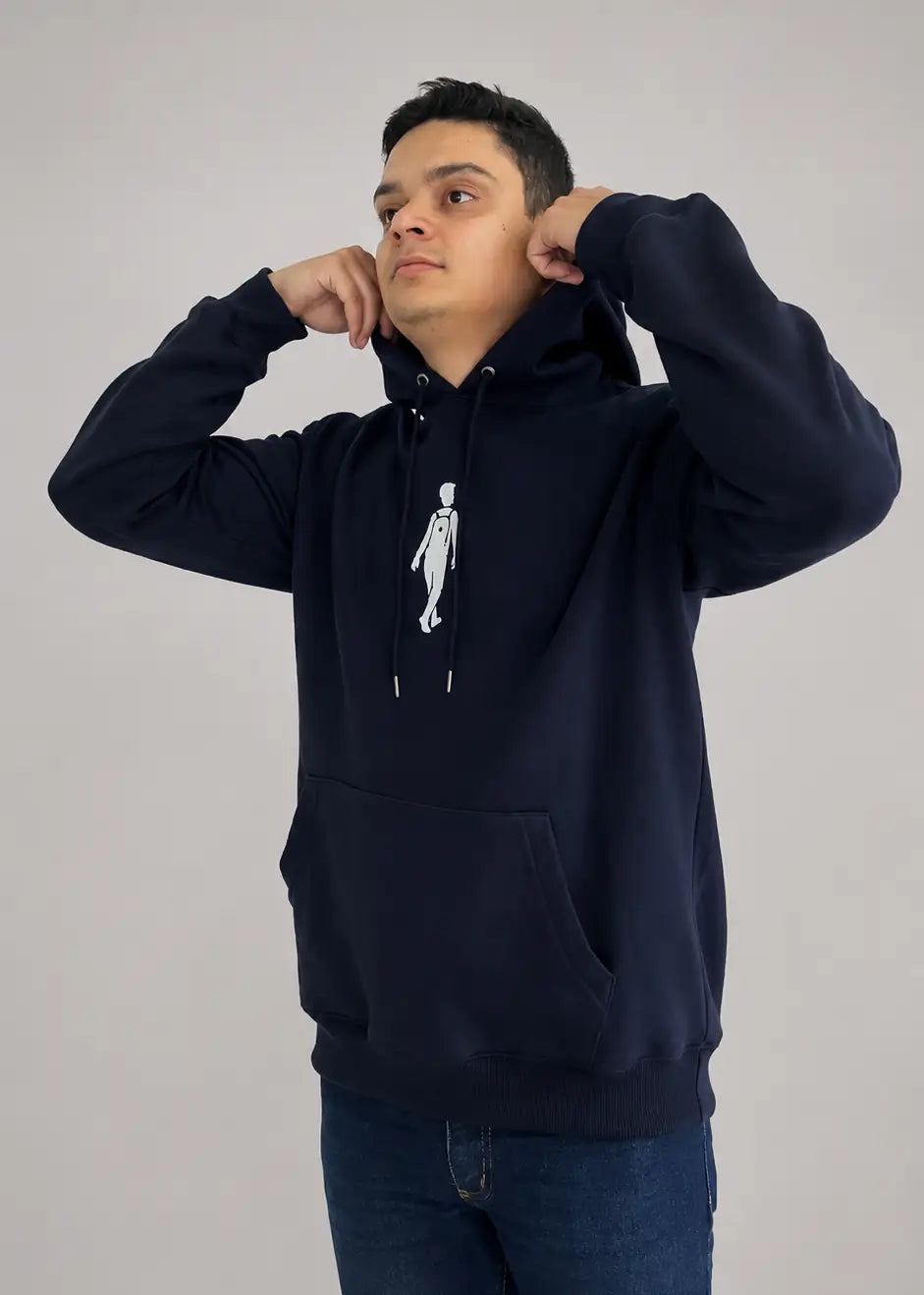 Moletom Canguru ADM Azul Marinho Masculina