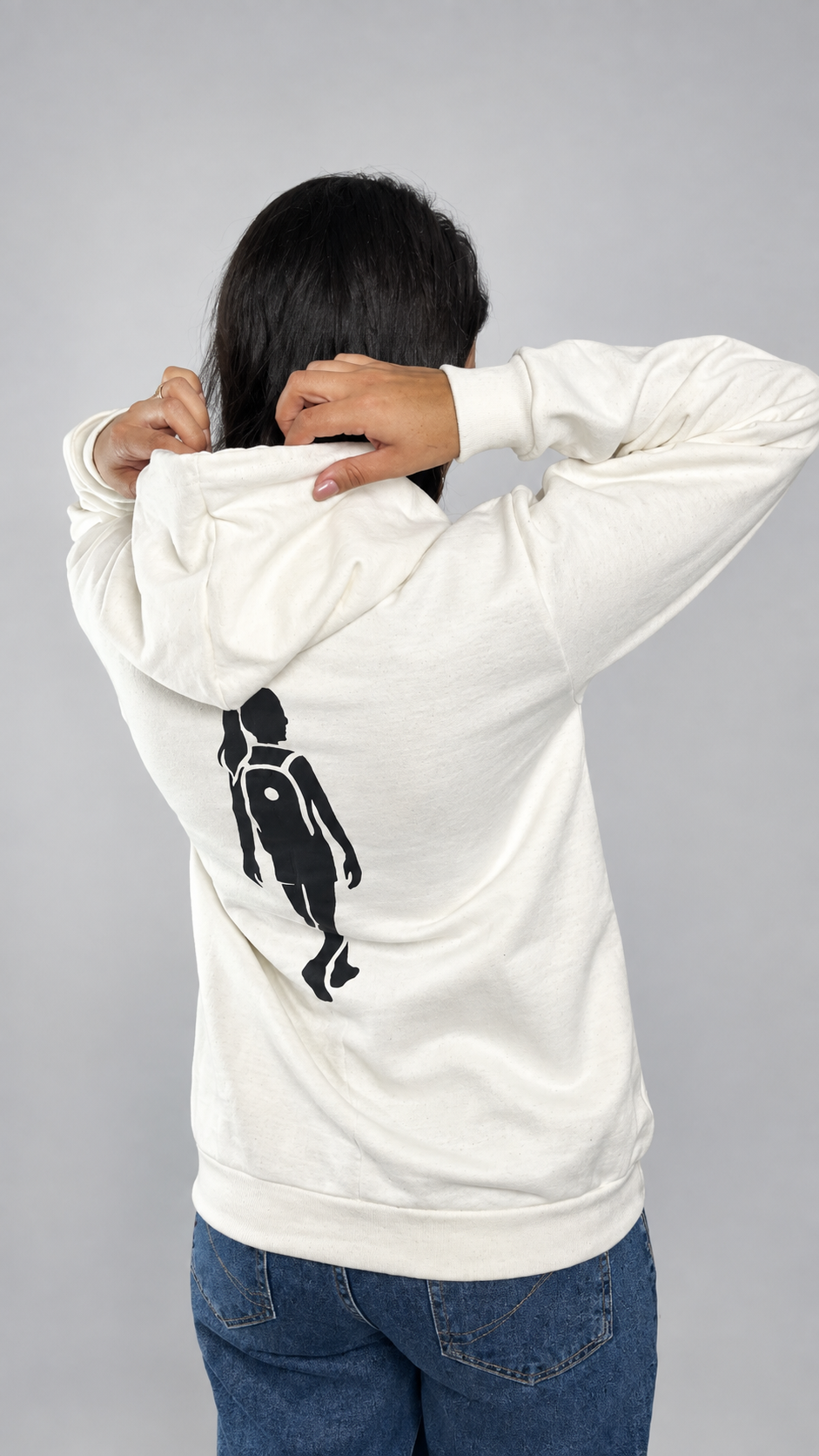 Moletom Canguru Missionária ADM Off White
