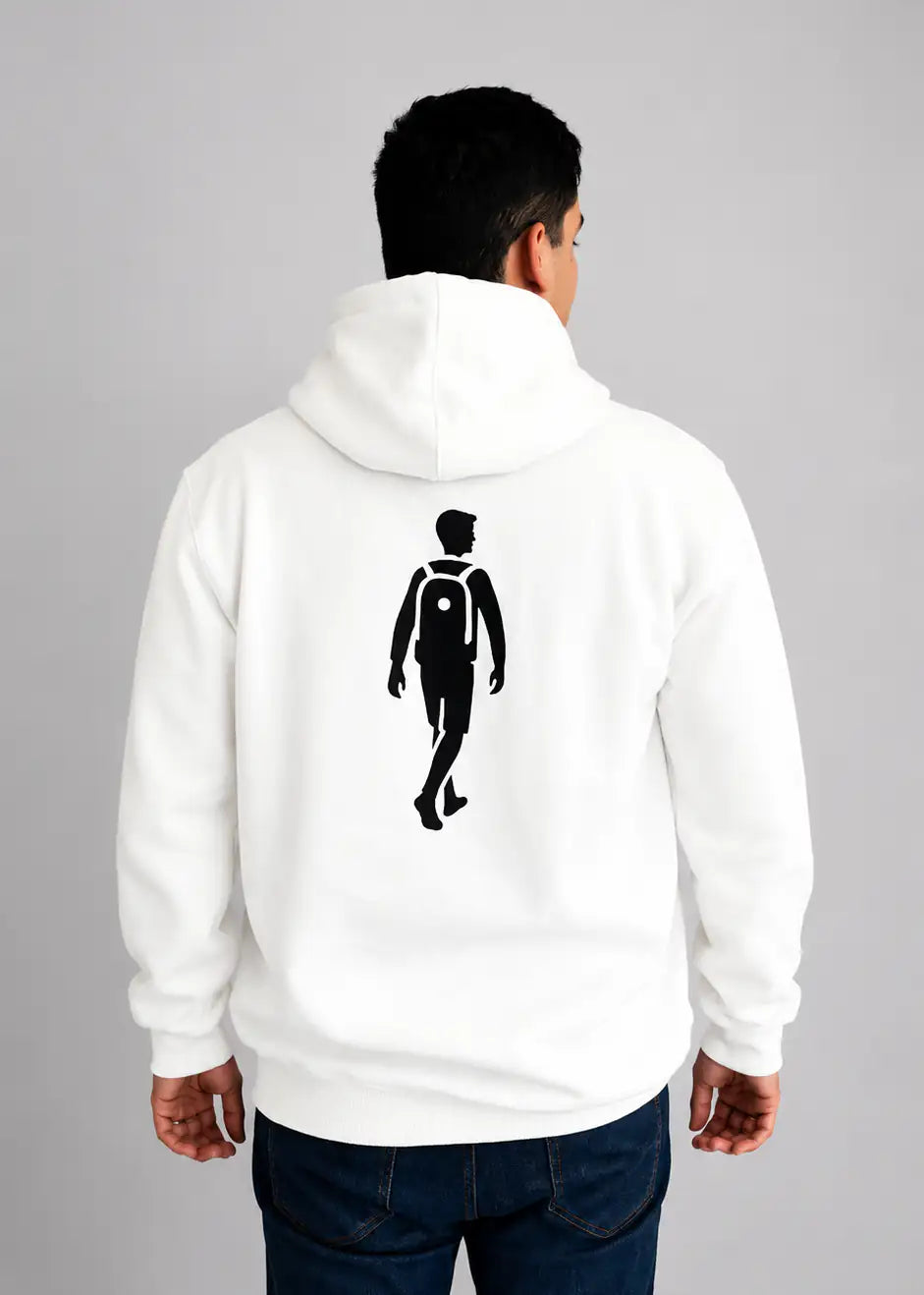 Moletom Canguru ADM Off White Masculino