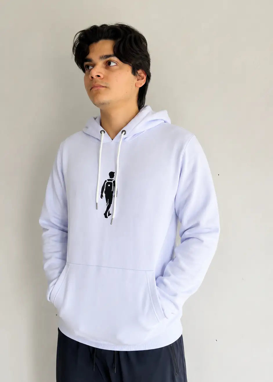 Moletom Canguru ADM Branco Masculino