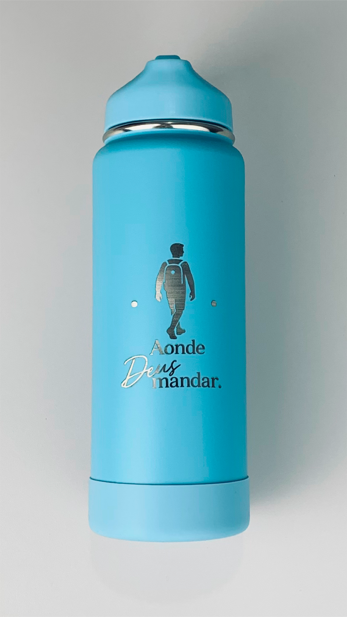 Garrafa Térmica Sport 800mL Azul Claro