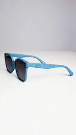 Óculos de Sol Azul Claro Lente Preta RM1015