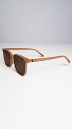 Óculos de Sol Marrom Lente Marrom JR0107