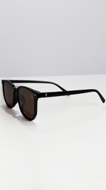 Óculos de Sol Preto Fosco Lente Marrom SL9603