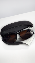 Óculos de Sol Preto Fosco Lente Marrom SL9603