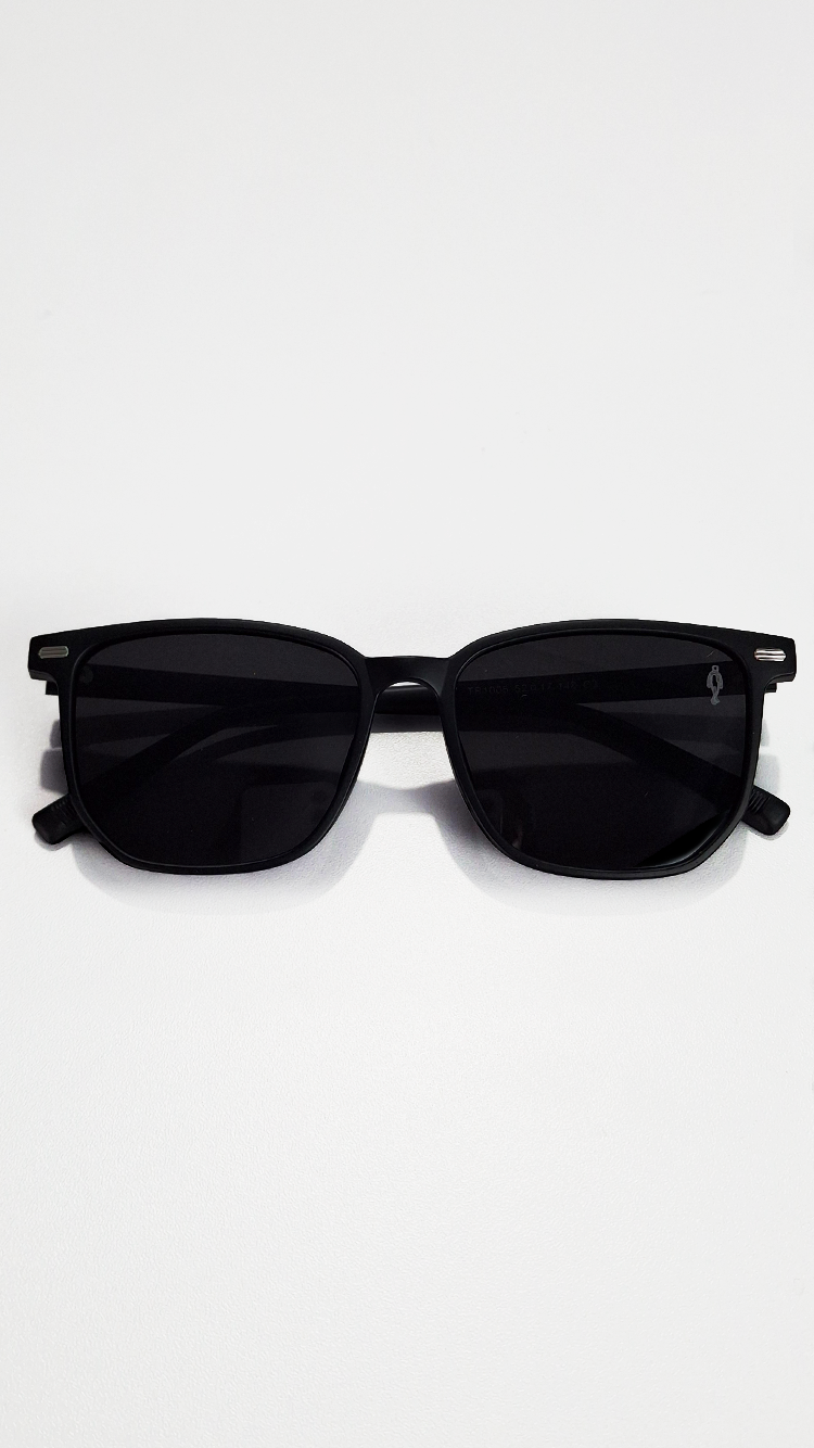 Óculos de Sol Preto Fosco Lente Preta SL9603