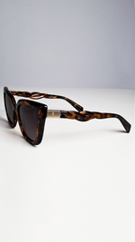 Óculos de Sol Tortoise Lente Degradê Marrom CR1624